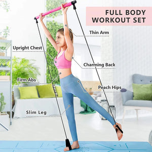 Multi-purpose pilates stick